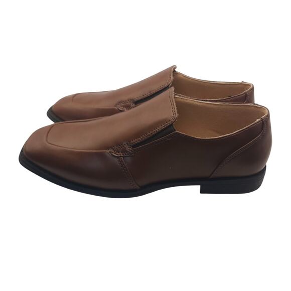 SONOMA Goods For Life® Boys Slip-On Brown Dress Loafer Shoes‎ sz 7 Youth - Picture 3 of 10